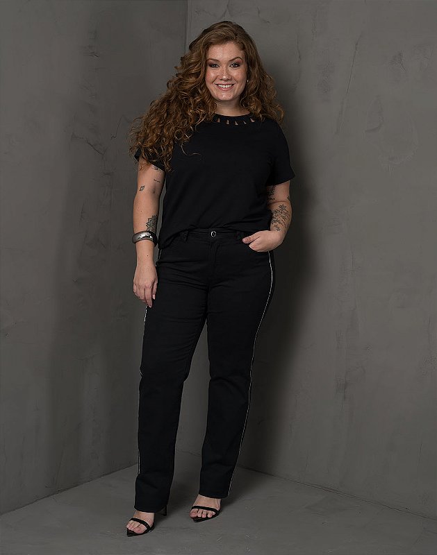 CALÇA RETA SPECIAL BLACK